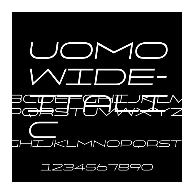 UomoWide-Italic