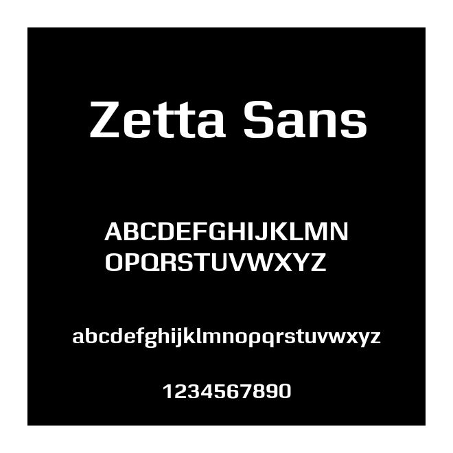 Zetta Sans
