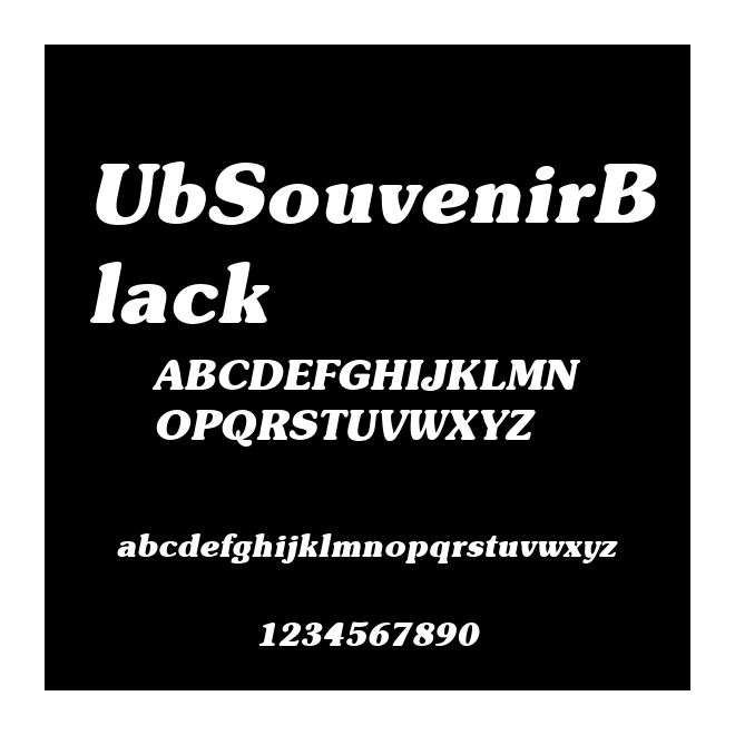 UbSouvenirBlack