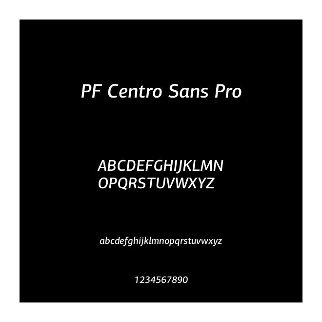 PF Centro Sans Pro