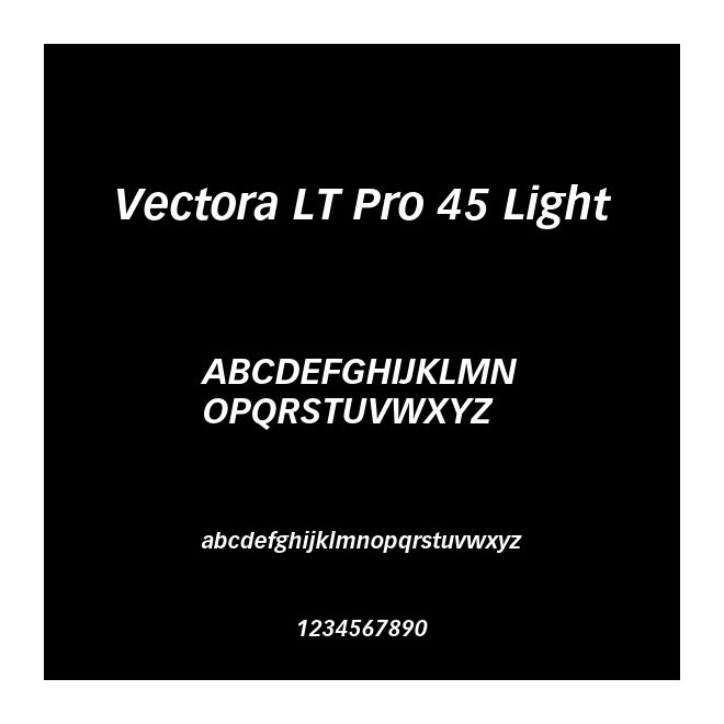 Vectora LT Pro 45 Light
