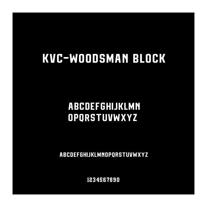 KVC-Woodsman Block