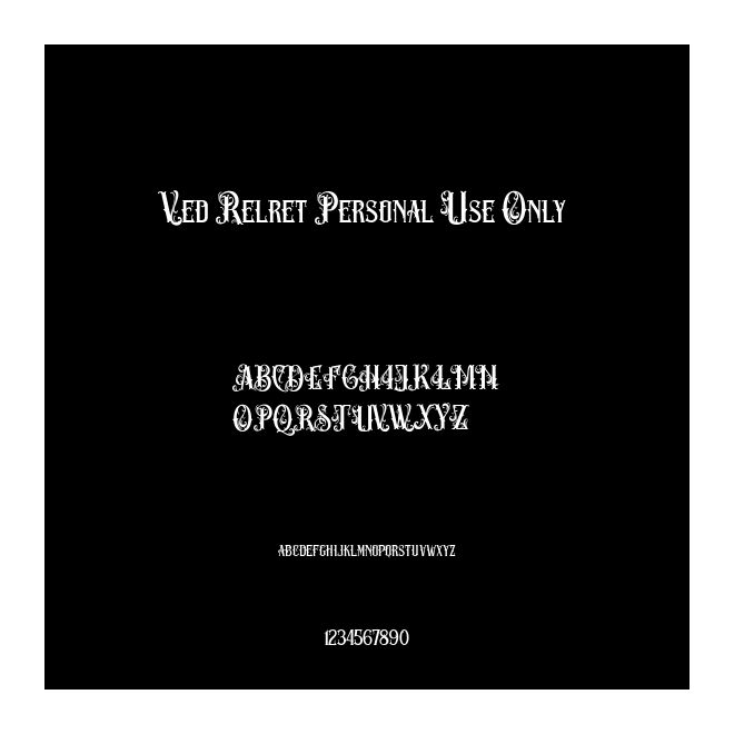 Ved Relret Personal Use Only