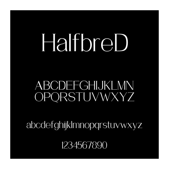 HalfbreD