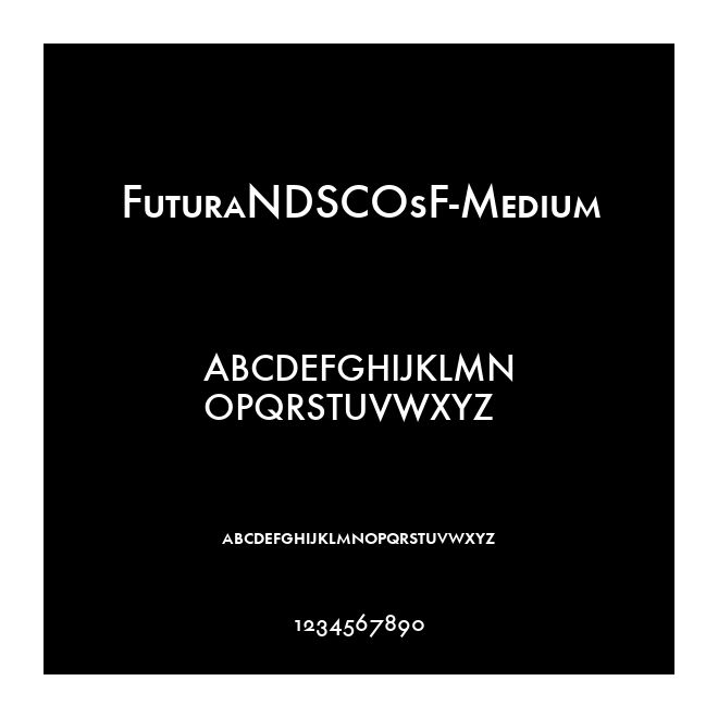 FuturaNDSCOsF-Medium