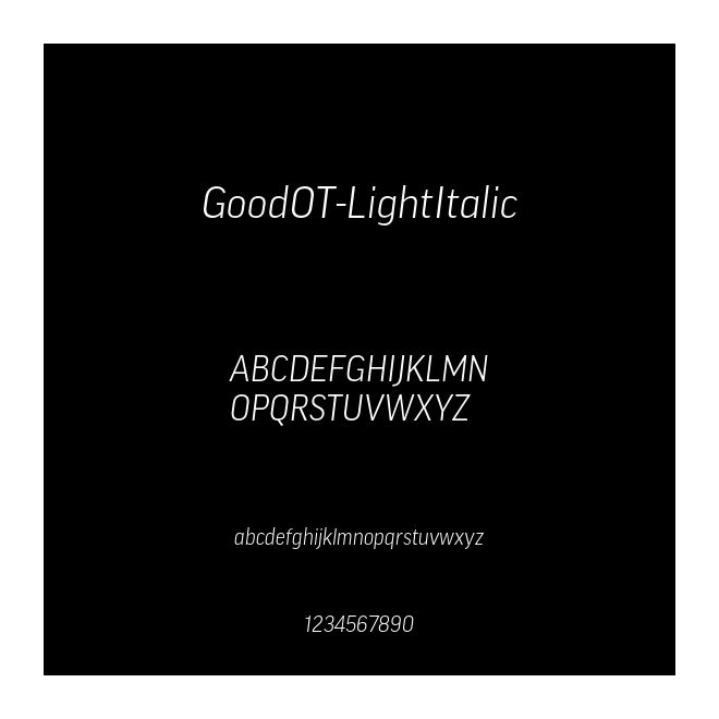 GoodOT-LightItalic