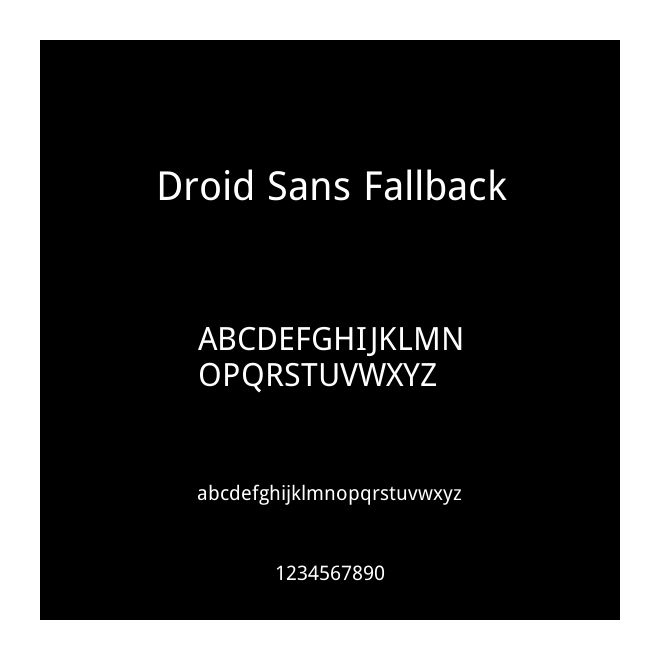 Droid Sans Fallback