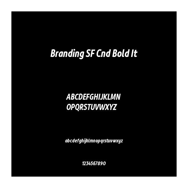 Branding SF Cnd Bold It