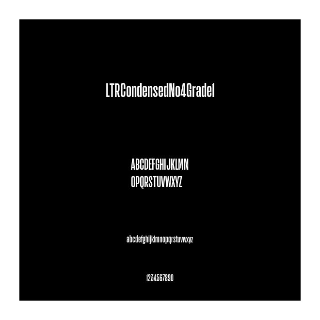 LTRCondensedNo4Grade1