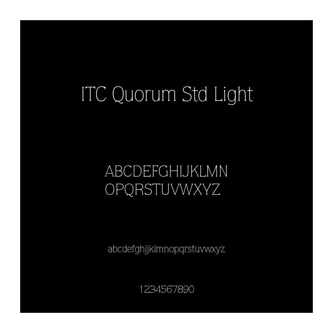 ITC Quorum Std Light