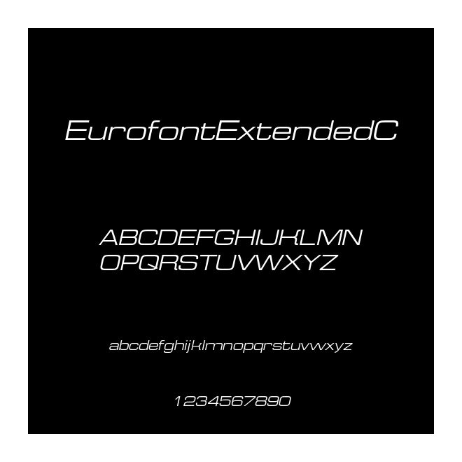 EurofontExtendedC