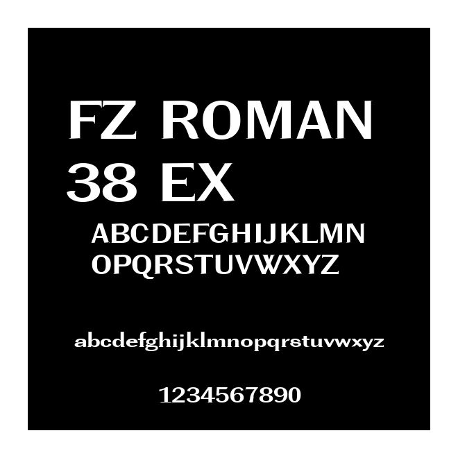 FZ ROMAN 38 EX