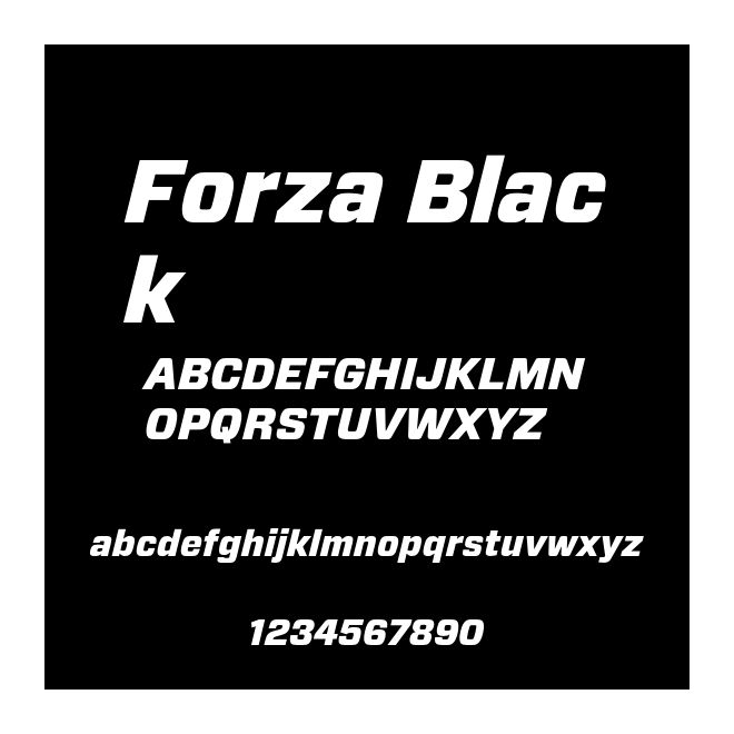 Forza Black