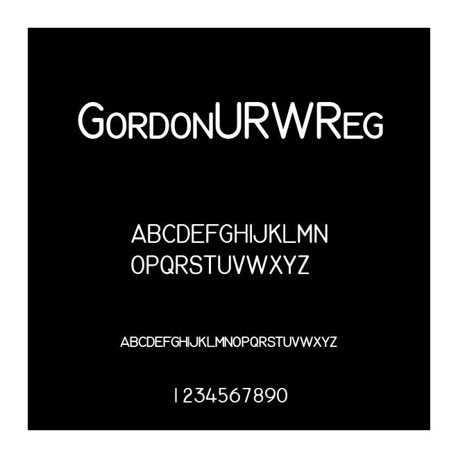 GordonURWReg