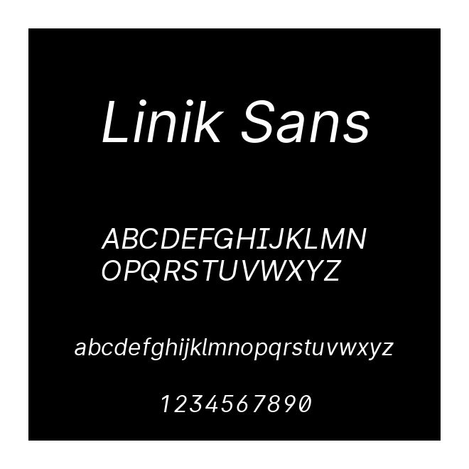 Linik Sans