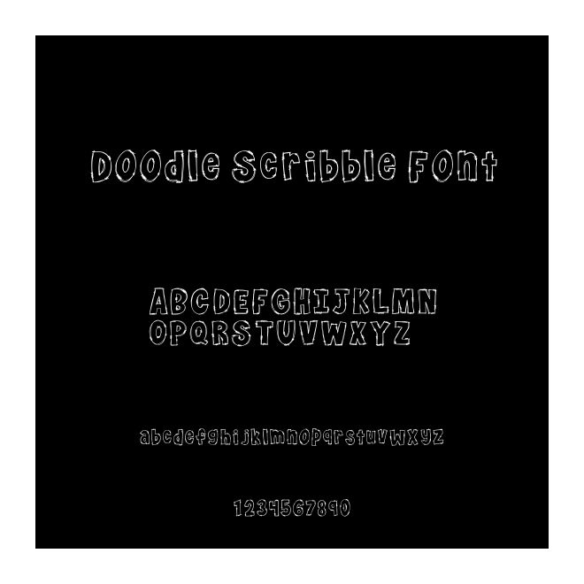 Doodle Scribble Font