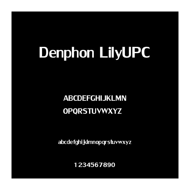 Denphon LilyUPC