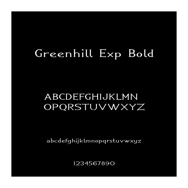 Greenhill Exp Bold