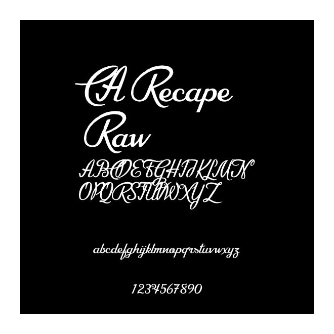 CA Recape Raw