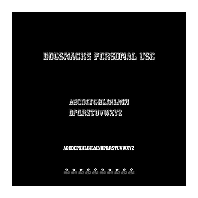 DOGSNACKS PERSONAL USE