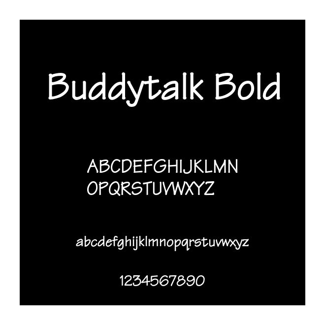 Buddytalk Bold