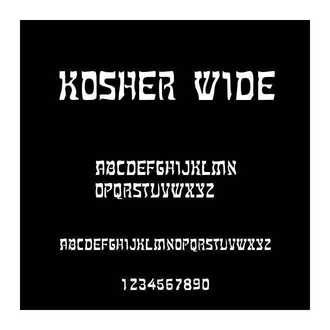 Kosher Wide