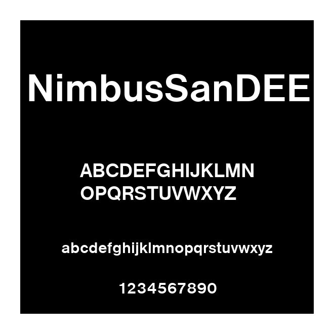 NimbusSanDEE