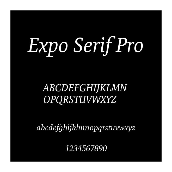 Expo Serif Pro
