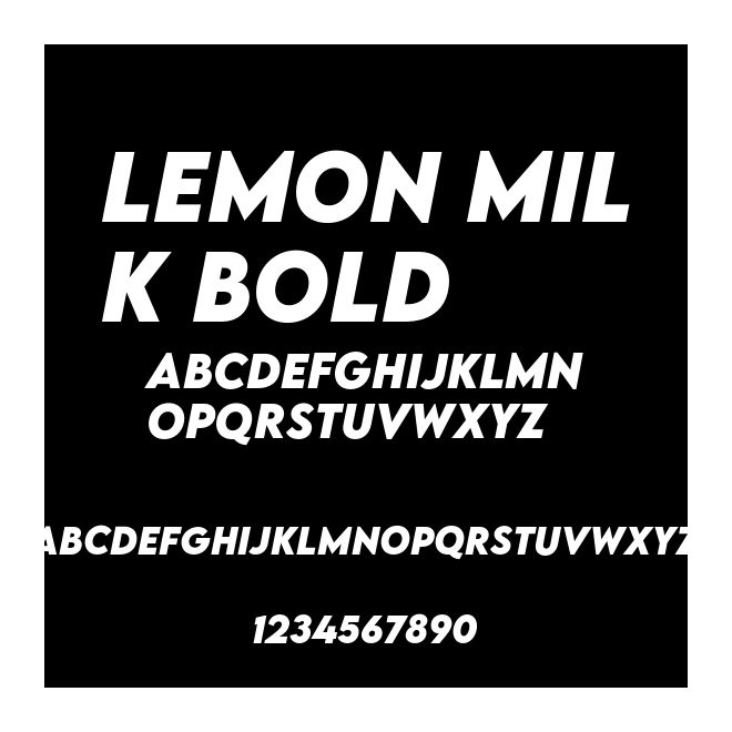 LEMON MILK Bold