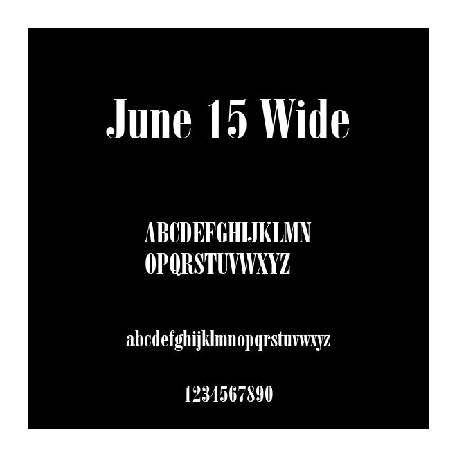 June 15 Wide