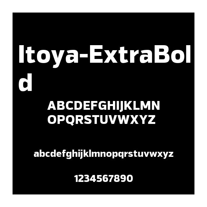 Itoya-ExtraBold
