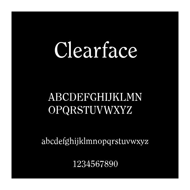 Clearface