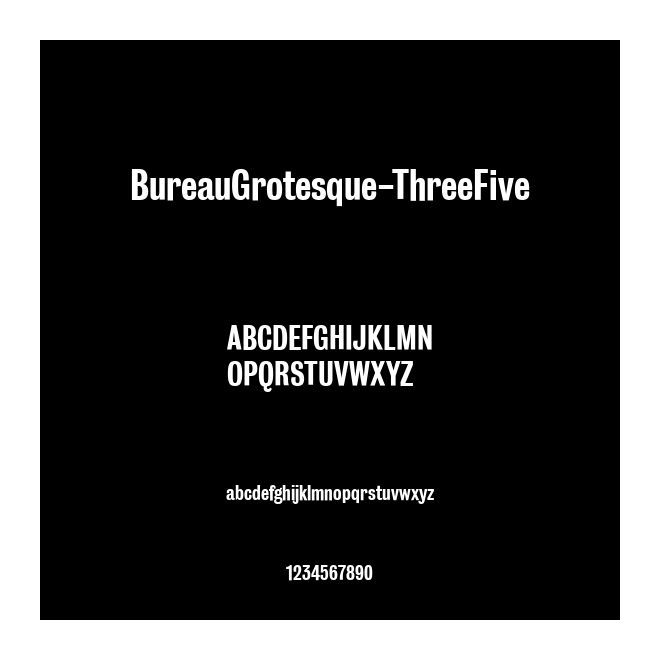 BureauGrotesque-ThreeFive