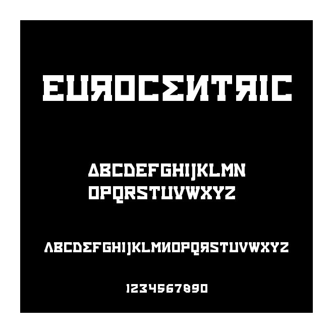 Eurocentric