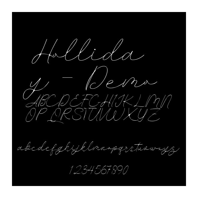 Holliday - Demo