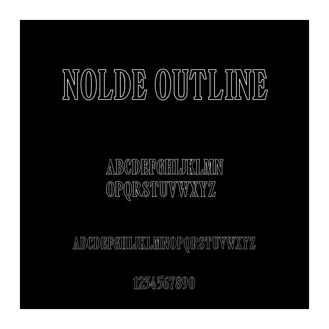 Nolde Outline