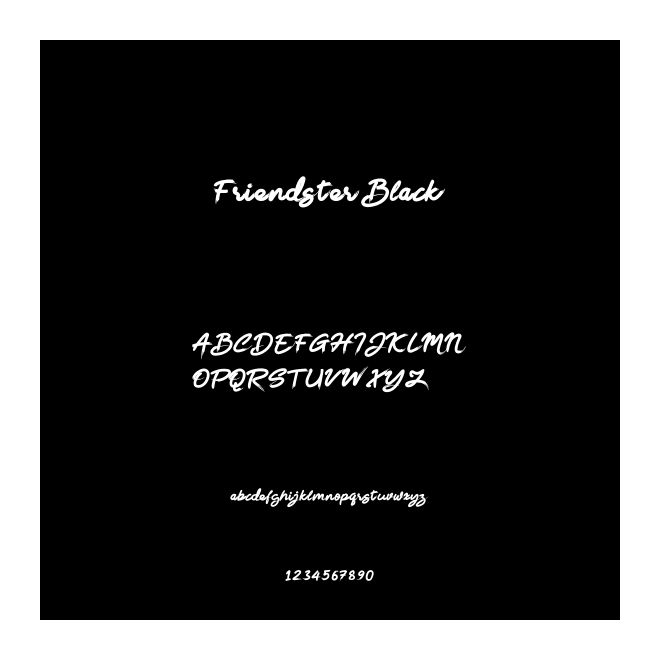 Friendster Black