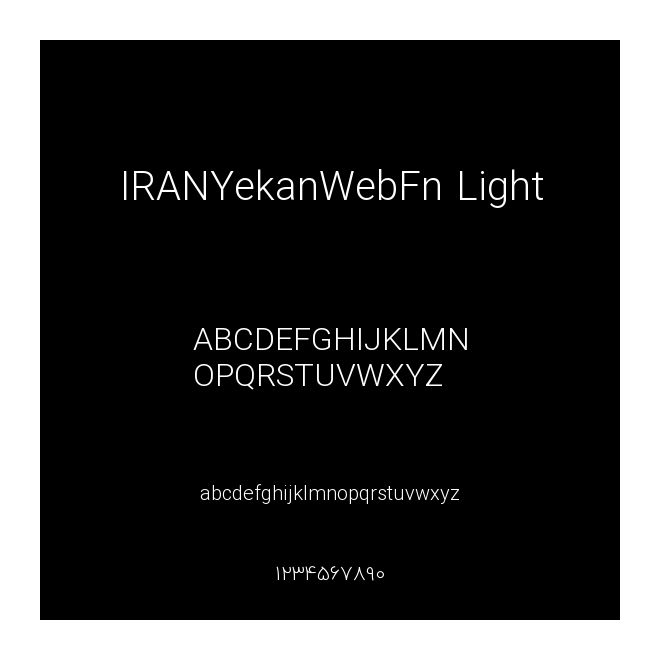 IRANYekanWebFn Light