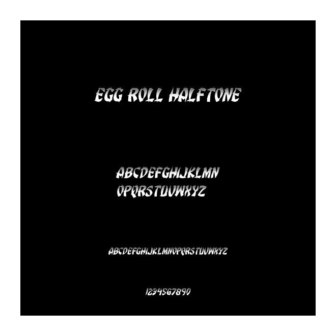 Egg Roll Halftone