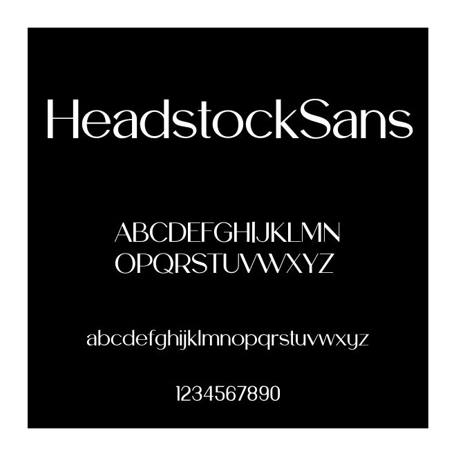 HeadstockSans