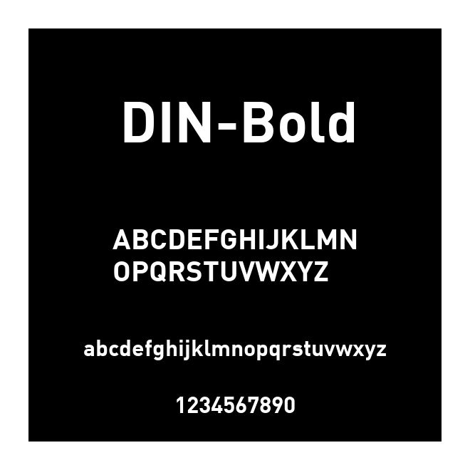 DIN-Bold