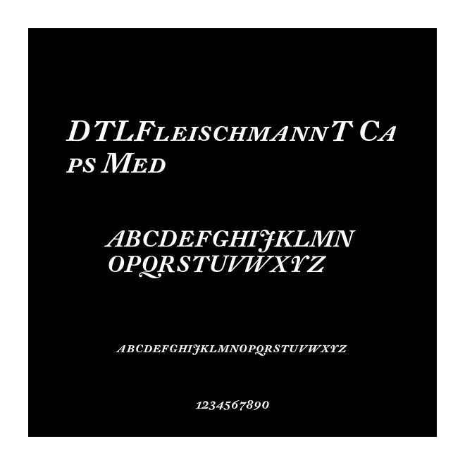 DTLFleischmannT Caps Med