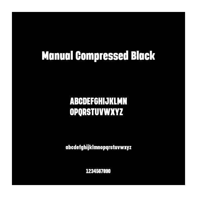 Manual Compressed Black