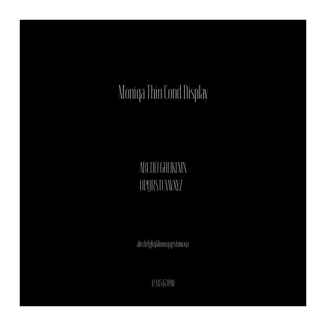 Moniqa Thin Cond Display