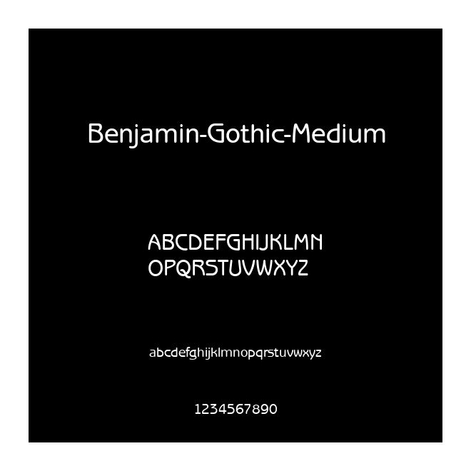 Benjamin-Gothic-Medium