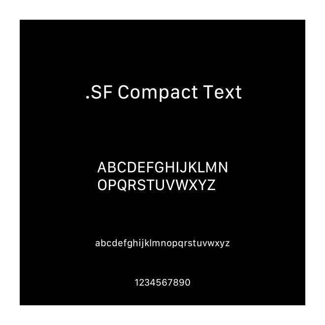 .SF Compact Text