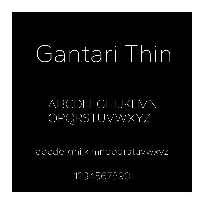 Gantari Thin