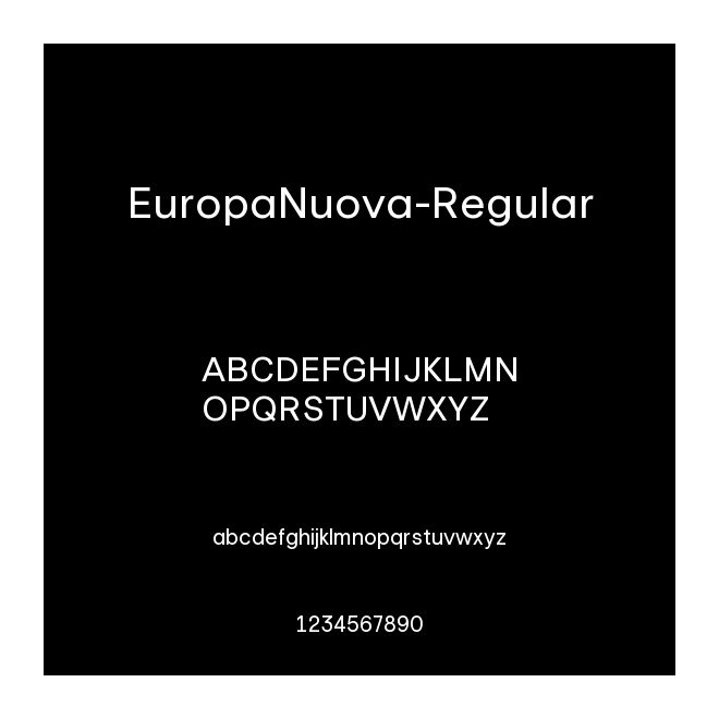 EuropaNuova-Regular