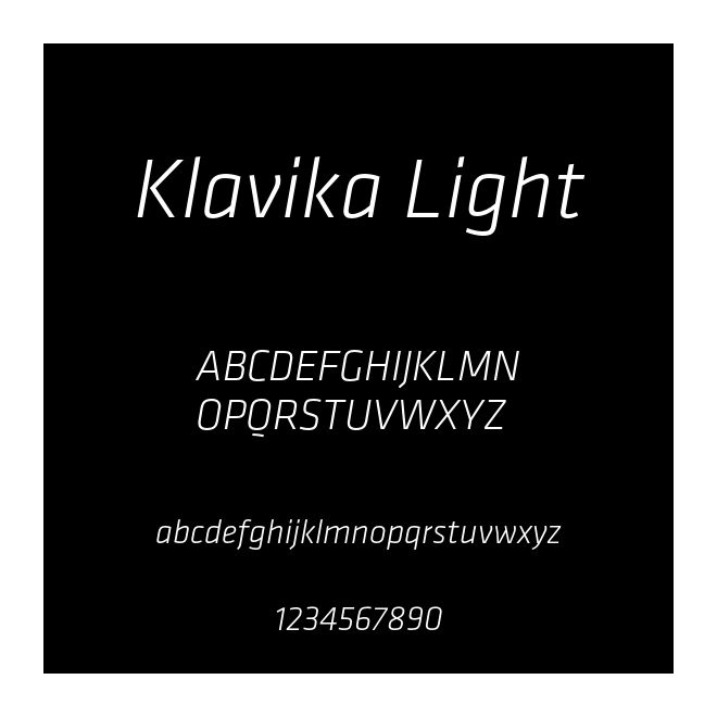 Klavika Light