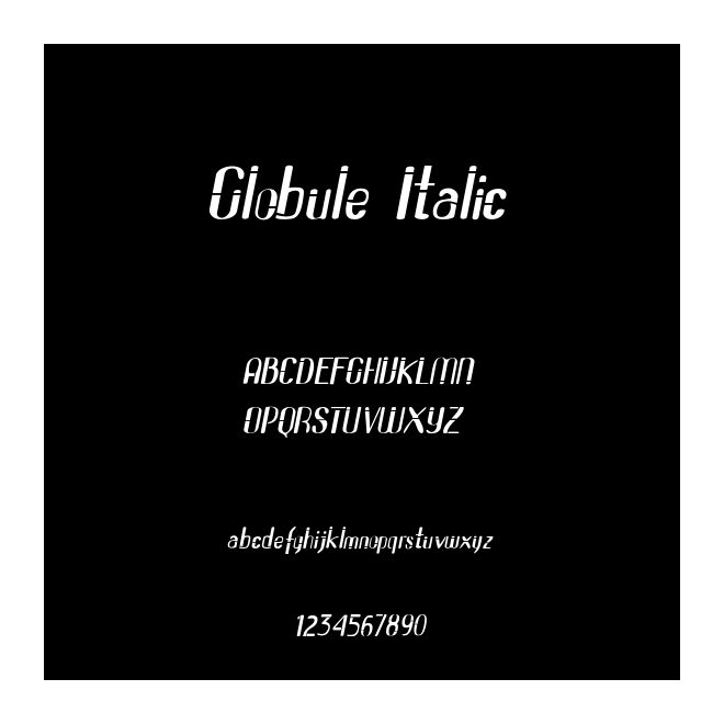 Globule Italic